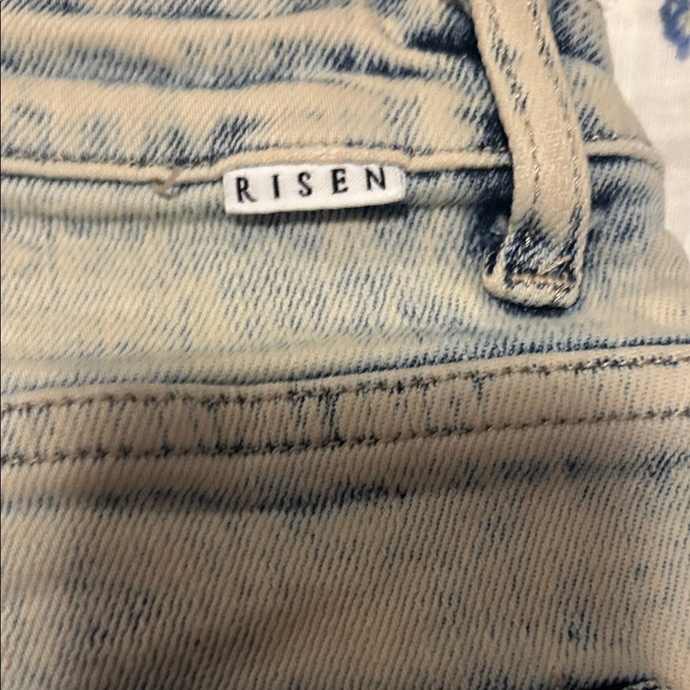 Distressed Light Blue Jeans - Picture 8 of 9
